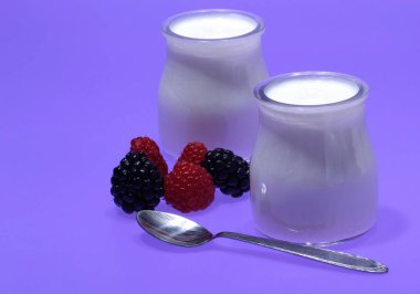 Doğal yoğurt küvetleri, inek sütünden elde edilir..