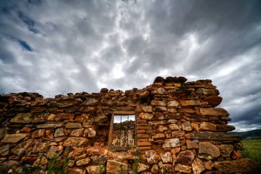 Montes de Toledo 'da manzara, Castilla La Mancha, İspanya.