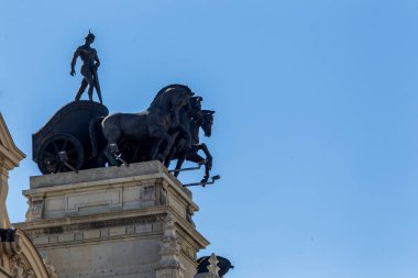 Madrid 'deki şehir manzarası.