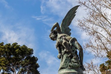 Madrid 'deki şehir manzarası.