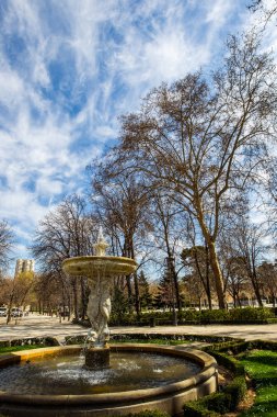 Madrid 'deki şehir manzarası.