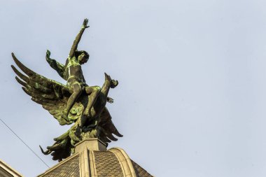 Madrid 'deki şehir manzarası.