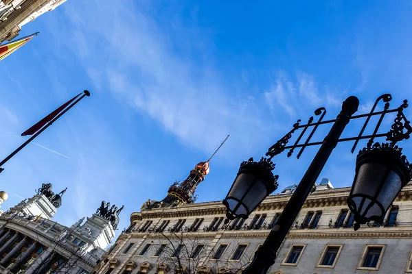 Paisaje urbano en Madrid . — Foto de Stock