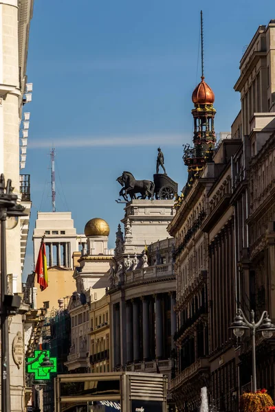 Paisaje urbano en Madrid . — Foto de Stock