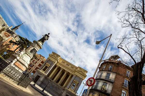 Stadtlandschaft in Madrid. — Stockfoto