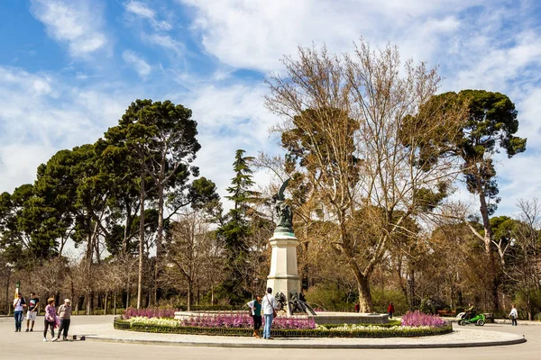 Stadtlandschaft in Madrid. — Stockfoto