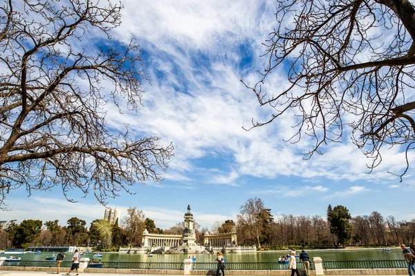 Stadtlandschaft in Madrid. — Stockfoto