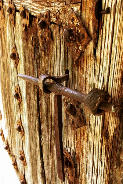 Door with lock. — Stock Photo, Image