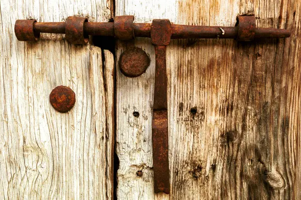 Πόρτα με κλειδαριά. — Φωτογραφία Αρχείου