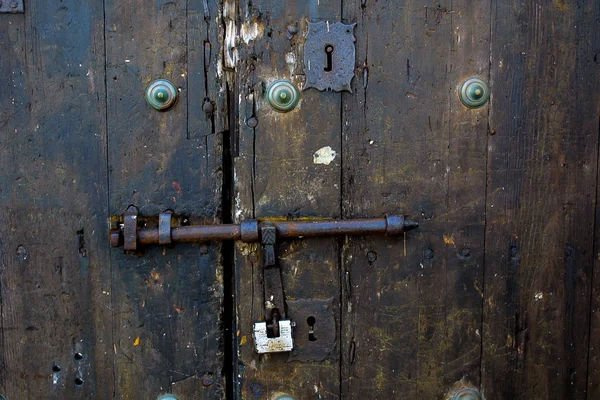 Porta com bloqueio . — Fotografia de Stock