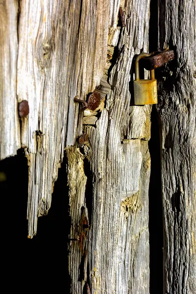 Porta com bloqueio . — Fotografia de Stock