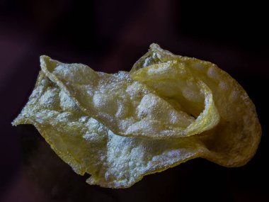 Şeffaf cam tabanlı patates kızartması.