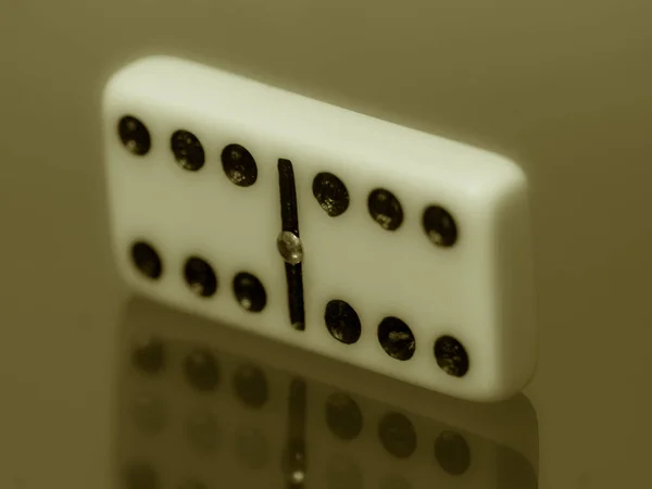 Domino Gioco Gioco Strategia Tavolo Costituito Numeri Collegamento — Foto Stock