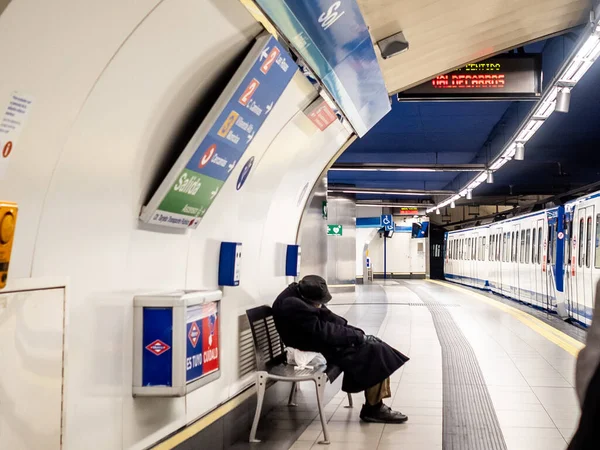 Madrid Spanien März 2020 Alarmzustand Spanien Wegen Des Covid Die — Stockfoto