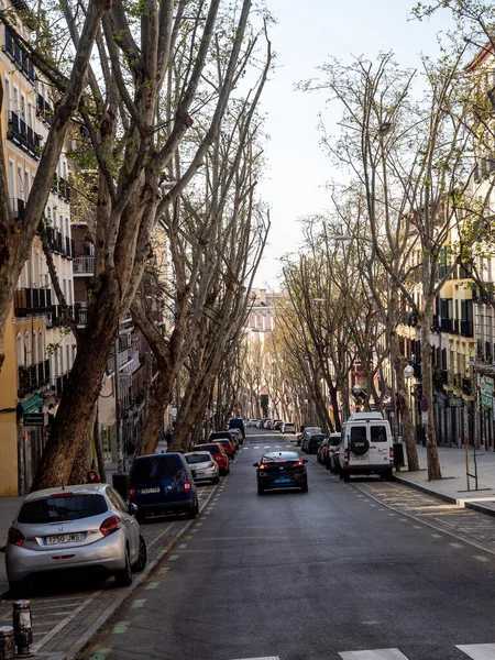 Madrid España Marzo 2020 Estado Alarma España Sobre Covid Las — Foto de Stock