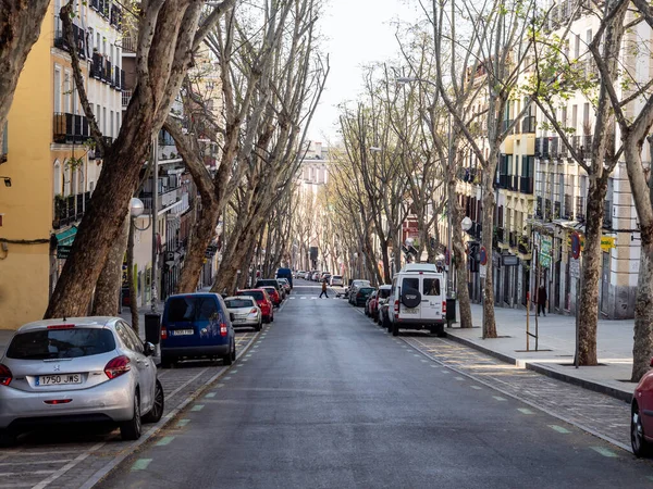 Madrid España Marzo 2020 Estado Alarma España Sobre Covid Las — Foto de Stock