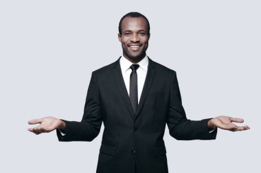 formal giyim el hareketi içinde Afrika adam 