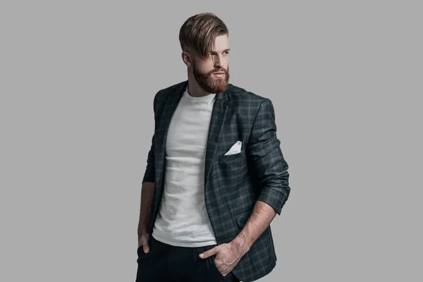 Hombre con estilo en chaqueta —  Fotos de Stock