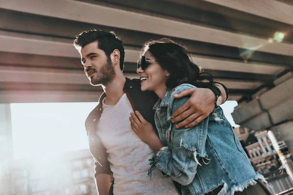 Happy couple bonding — Stock Photo, Image