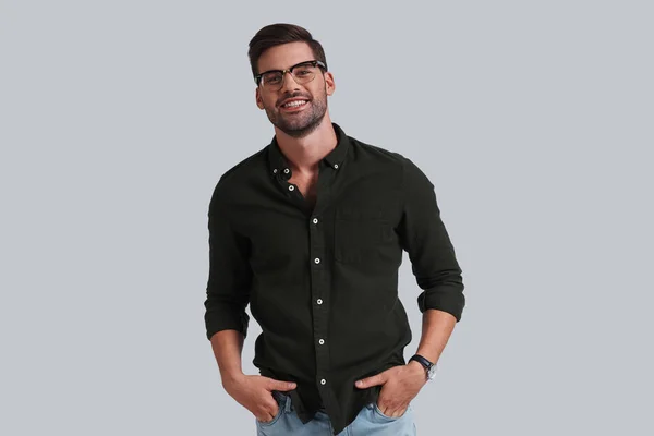 Attractive smiling man — Stock Photo, Image