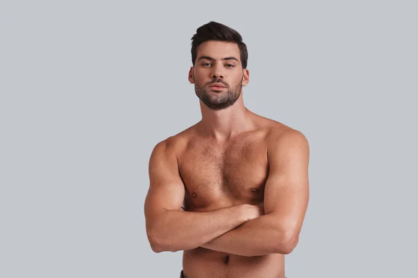 Hombre masculino sin camisa — Foto de Stock