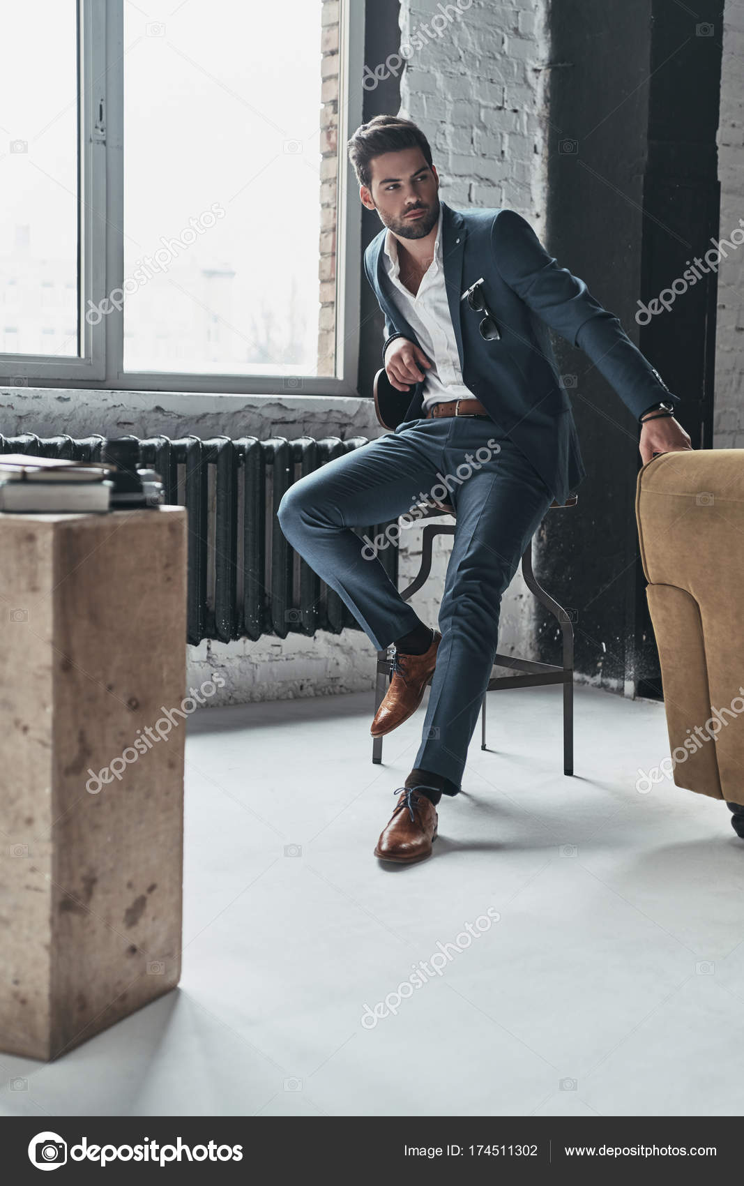 Good Looking Man In A Suit