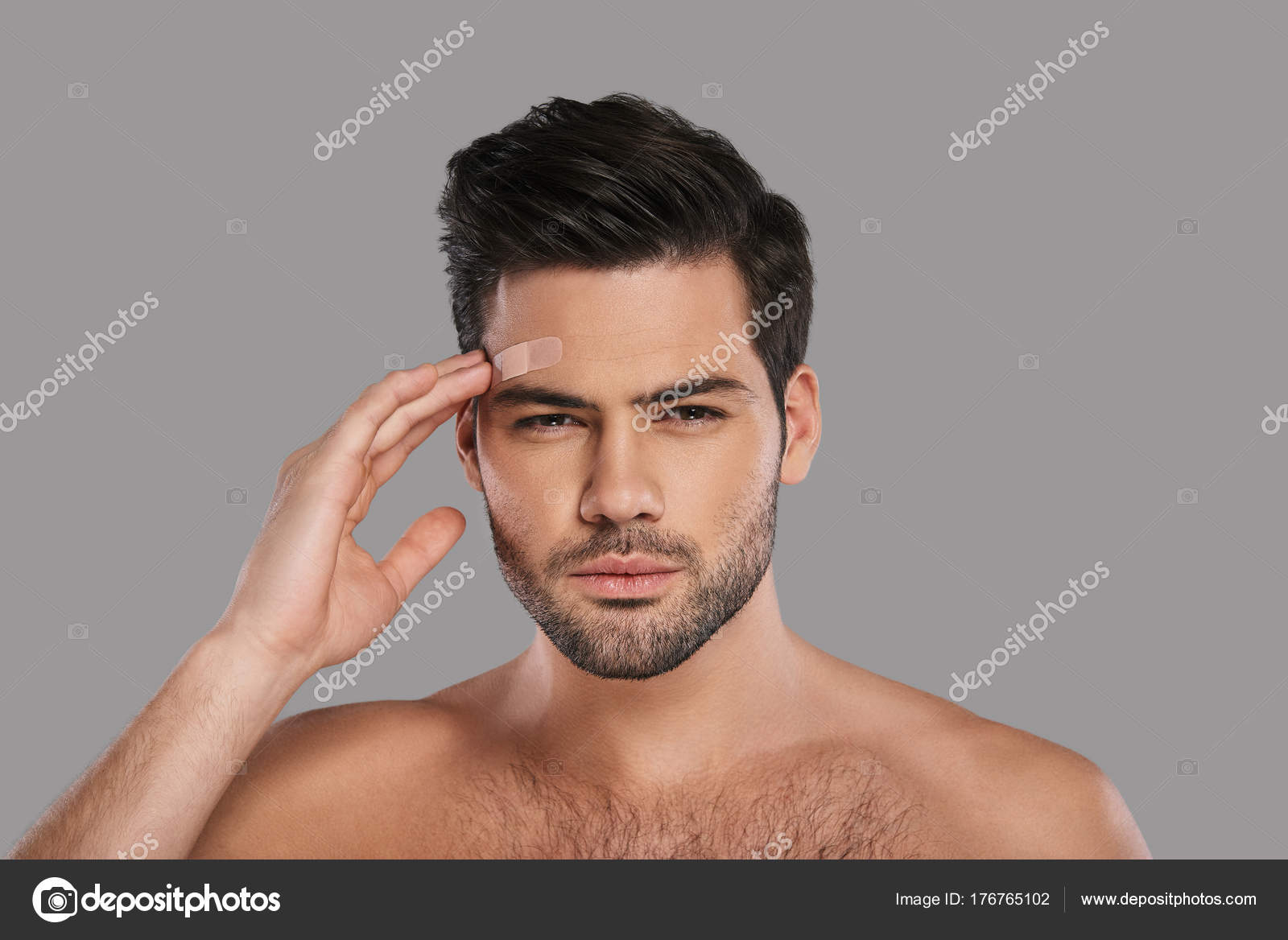 forehead bandage