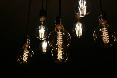 Güzel retro lüks iç ampul.