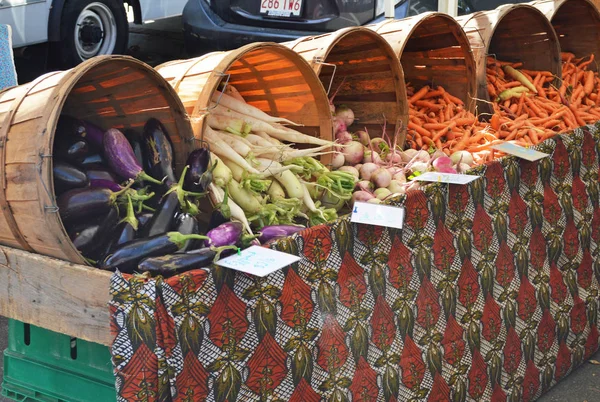 Recompensa Verduras Mercado Agricultores — Foto de Stock