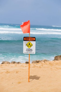 Güçlü geçerli uyarı işareti Oahu Hawaii