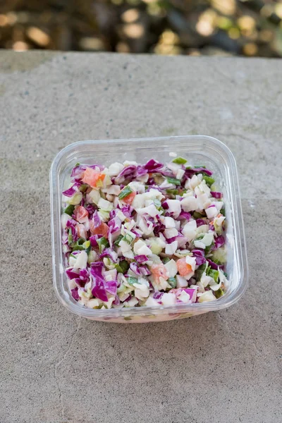 Organice Summer Coleslaw de Deli — Fotografia de Stock