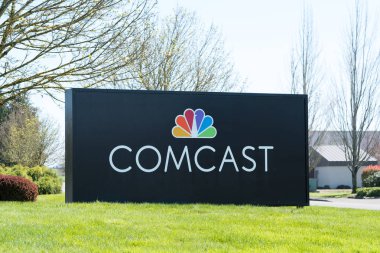 Comcast şube işareti Eugene Oregon