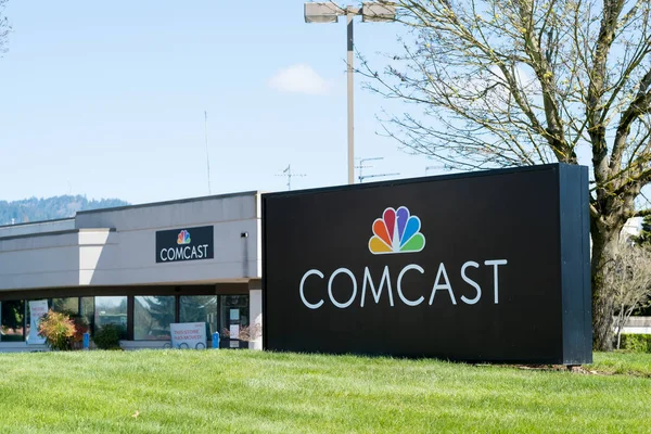 Comcast υποκατάστημα σημάδι Eugene Όρεγκον — Φωτογραφία Αρχείου