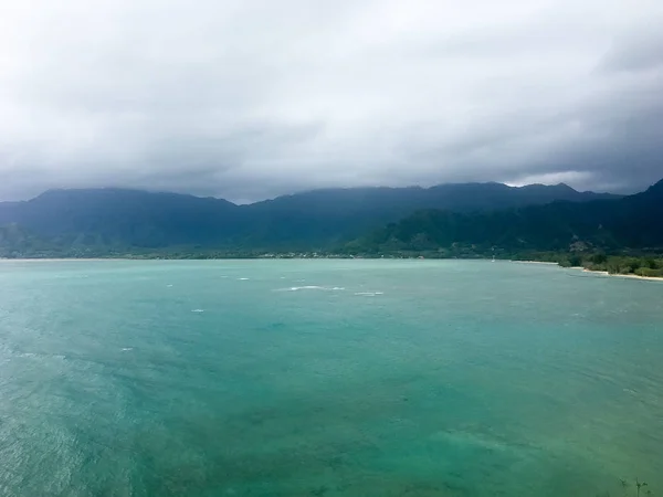 Chapéu de Chinês Caminhada perigosa Oahu Havaí — Fotografia de Stock