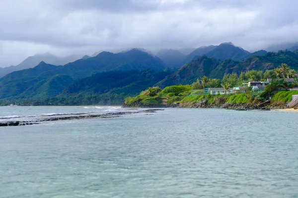 Laie пляж Оаху Гавайських островів — стокове фото