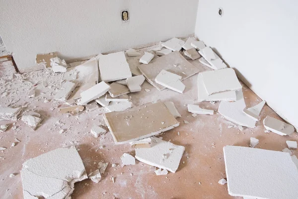 Drywall Demo Day House Renovation — Stock Photo, Image