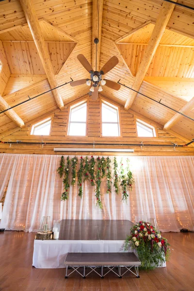 Sweetheart Table for Bride and Groom