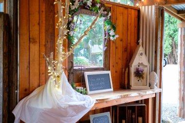 Düğün resepsiyonu dekor