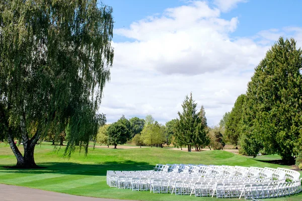 Campo de golfe local do casamento — Fotografia de Stock