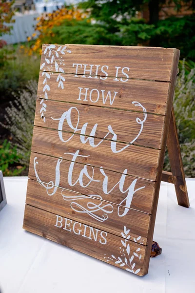 Wedding Reception Sign Decor