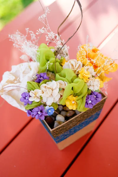 Decorações de flores de casamento — Fotografia de Stock