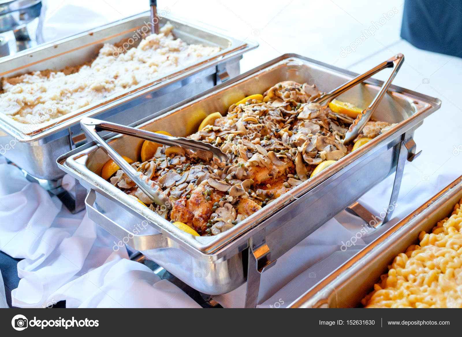 Wedding Reception Buffet Food Stock Photo by ©joshuarainey 152631630