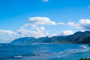 Tropikal Cennet plaj Oahu Hawaii