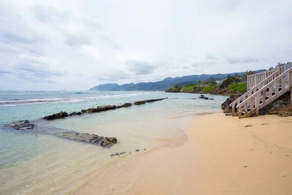 Tropikal Cennet plaj Oahu Hawaii — Stok fotoğraf