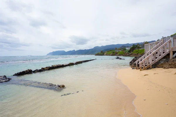 Tropical Paradise Beach Oahu Hawaï — Photo