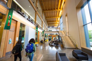 EMU Building University of Oregon Campus clipart