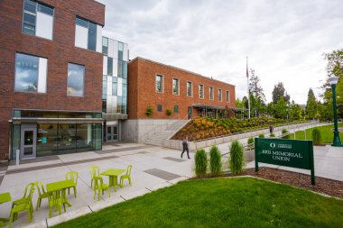 University of Oregon Union'da Erb anıt