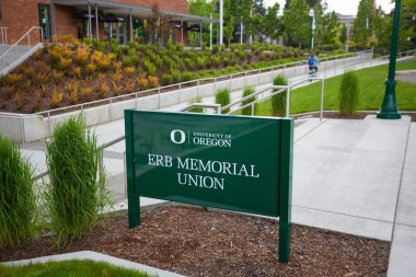 Erb Memorial Union at University of Oregon clipart