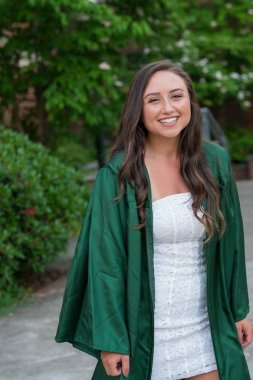 Üniversite Mezuniyet fotoğraf Üniversitesi kampüsünde