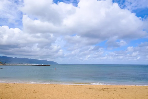 SUP Haleiwa Bay Oahu Havaí — Fotografia de Stock